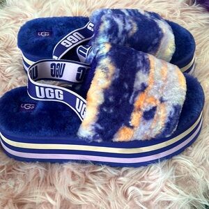 Purple disco Ugg platform